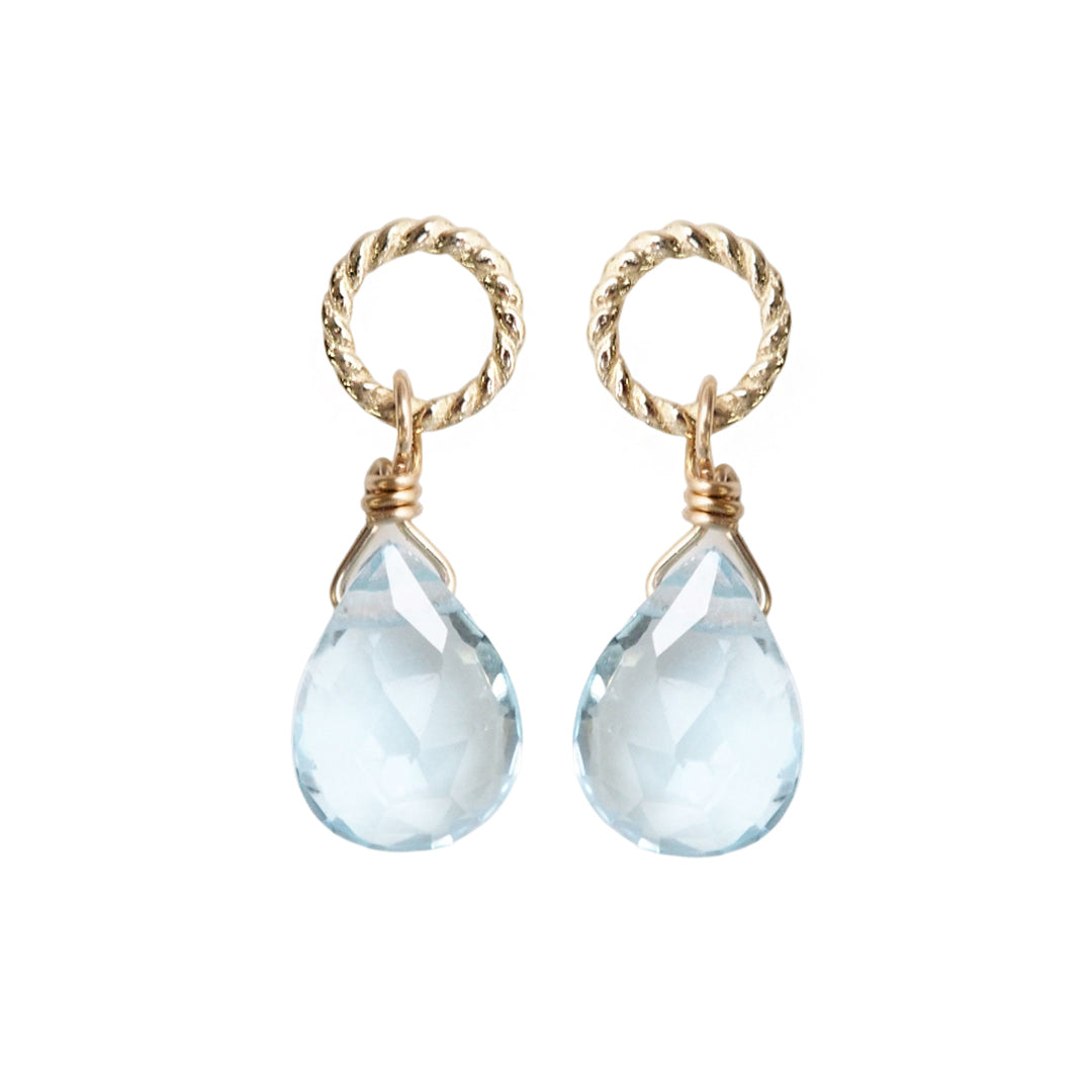 ブルートパーズチャーム【K10YG】