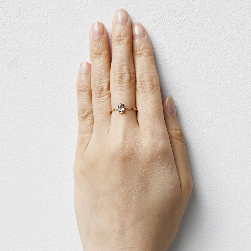 1点物 ズルタナイトリング 9号【K10YG】25ss