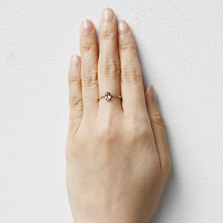 1点物 ズルタナイトリング 9号【K10YG】25ss