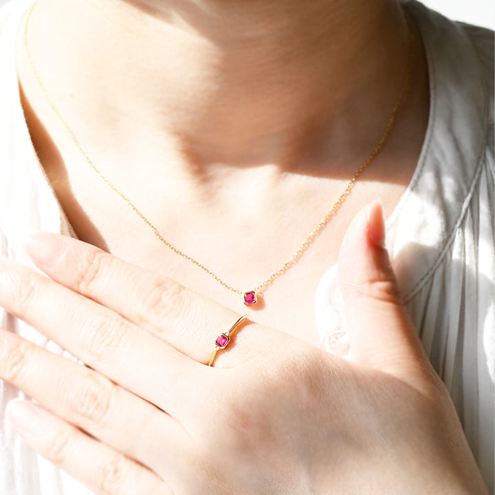 GRACE ルビーリング【K18YG】24S/S