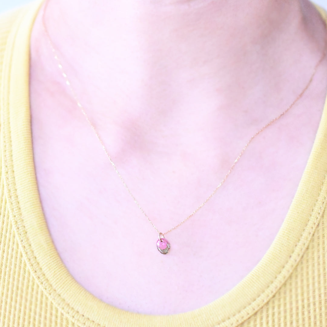 1点物 バイカラートルマリン原石 チャーム 25AW