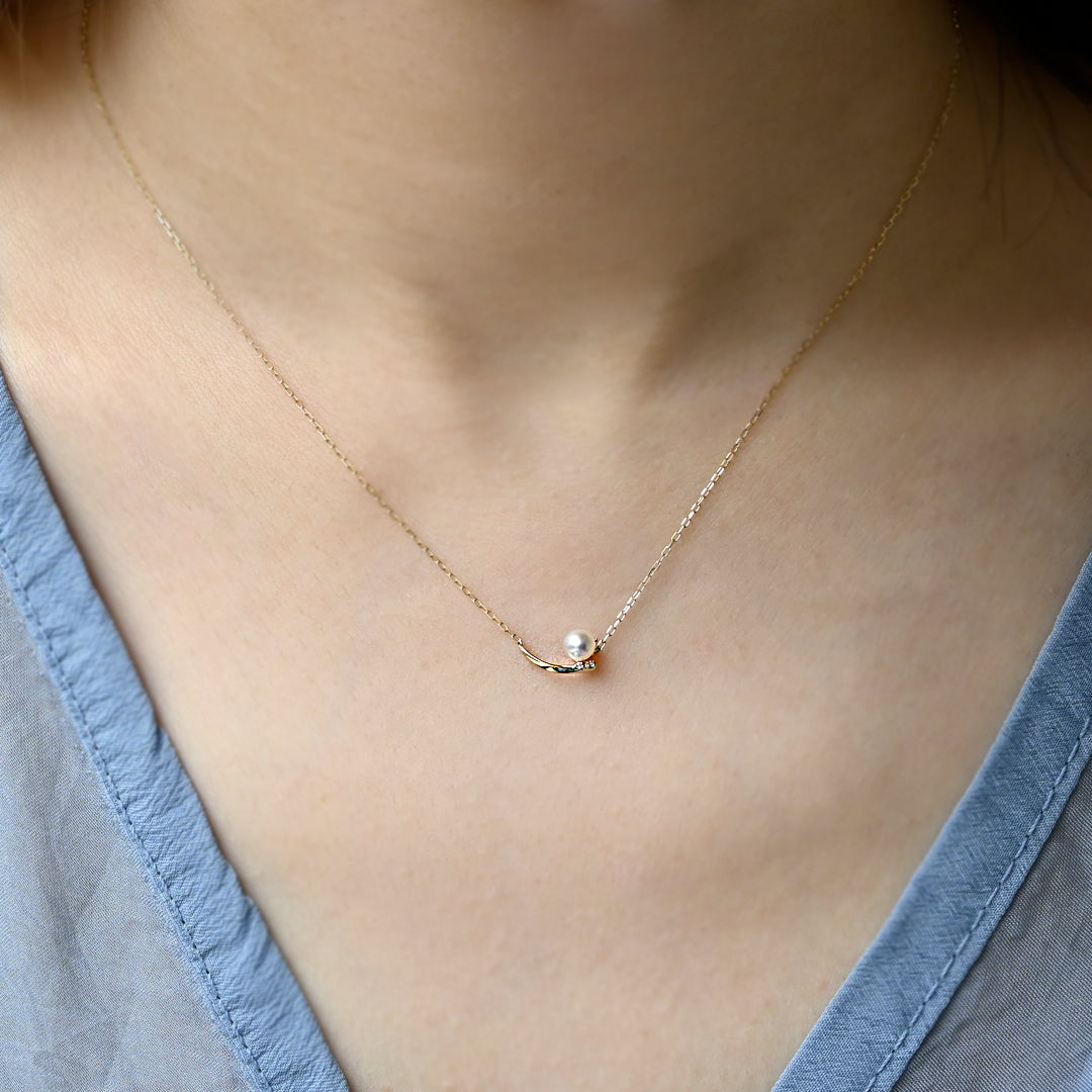 Over the moon ネックレス【K10YG】25ss