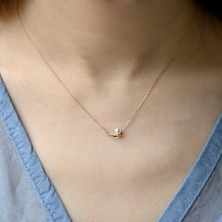 Over the moon ネックレス【K10YG】25ss