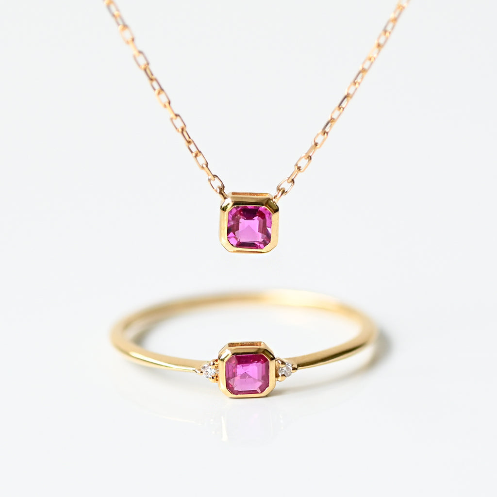 GRACE ルビーリング【K18YG】24S/S