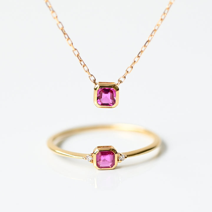 GRACE ルビーリング【K18YG】24S/S