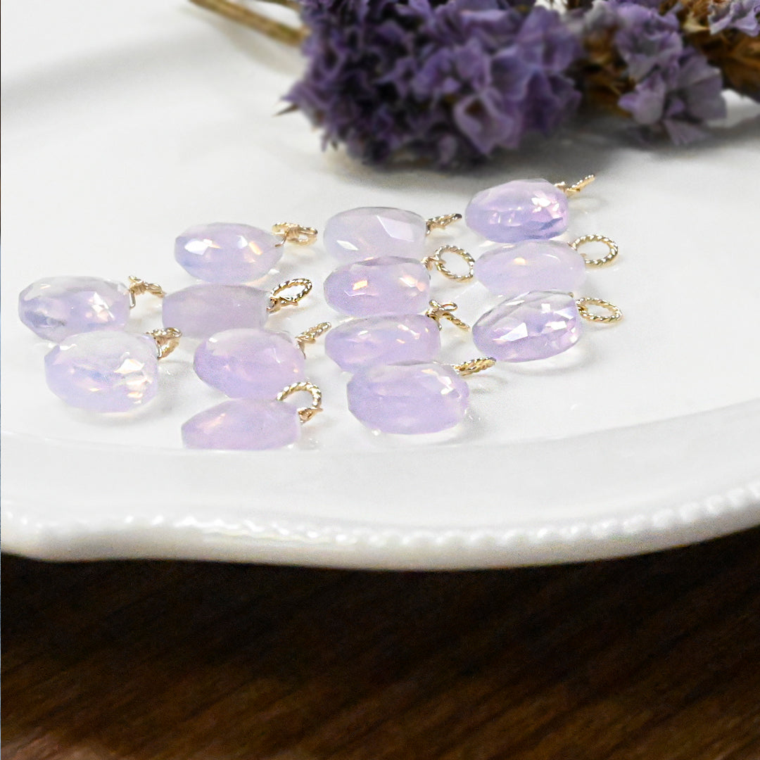 ラベンダーアメジストチャーム【K10YG】25AW