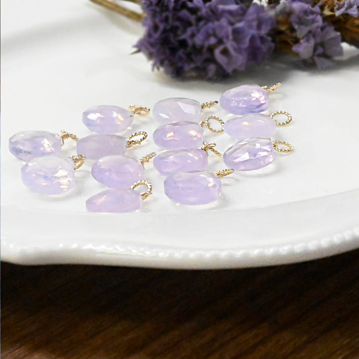 ラベンダーアメジストチャーム【K10YG】25AW