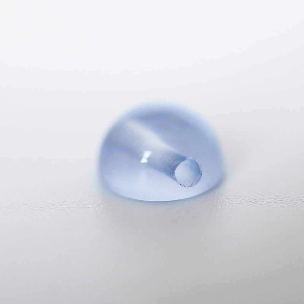 atsumeru jewelry ブルーカルセドニーラウンドカボションカット 24aw