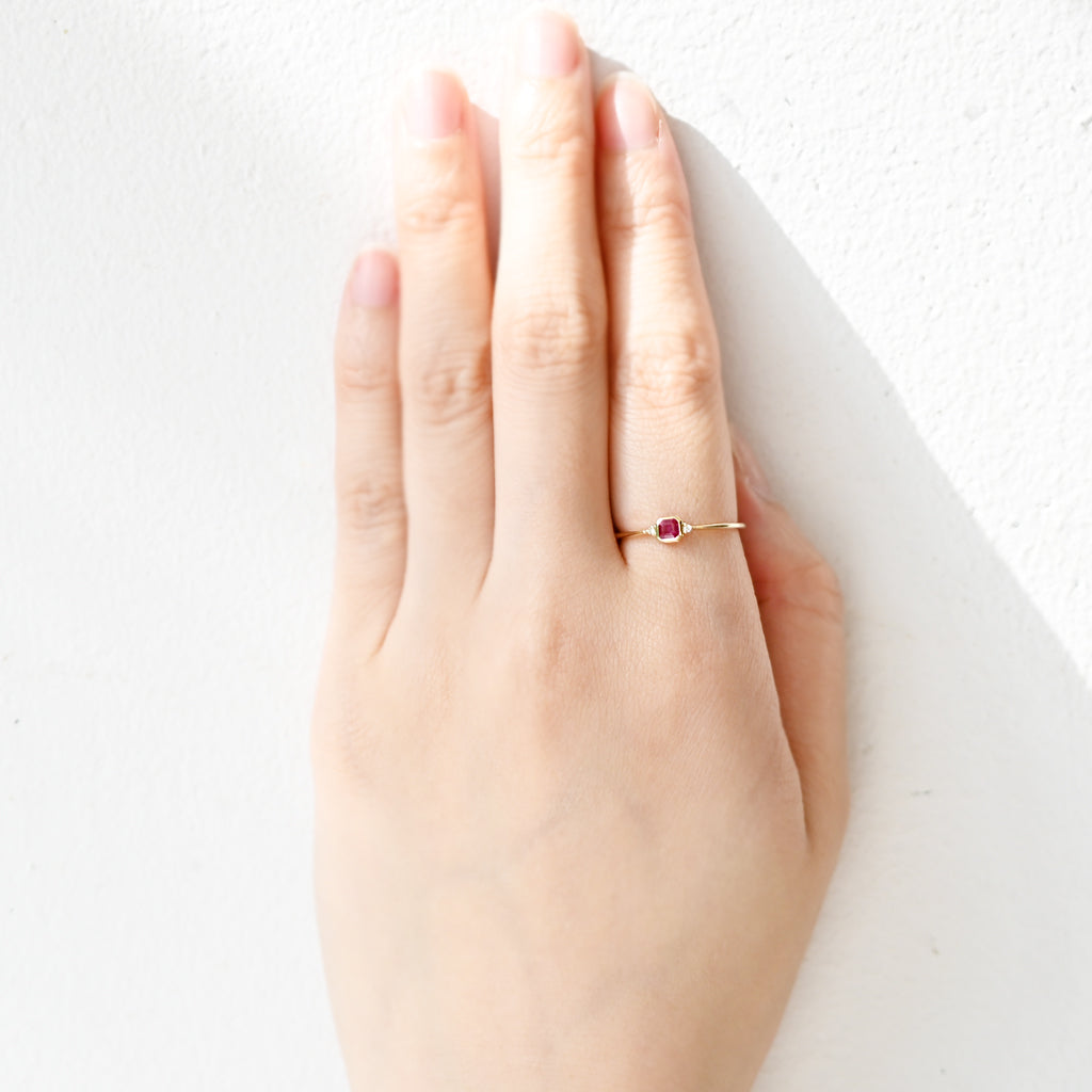 GRACE ルビーリング【K18YG】24S/S
