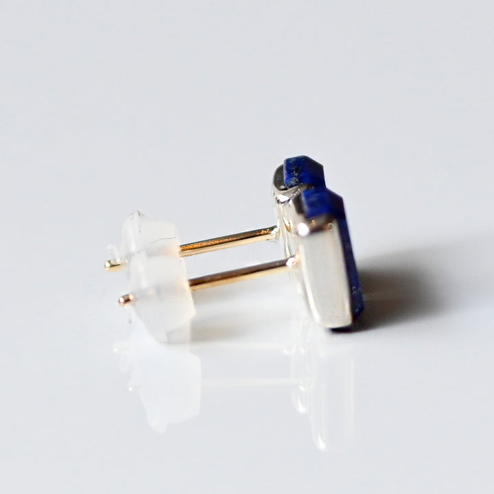 Talat  Than-sa-mǎi  ラピスラズリ シグネットピアス【SV925】25ss