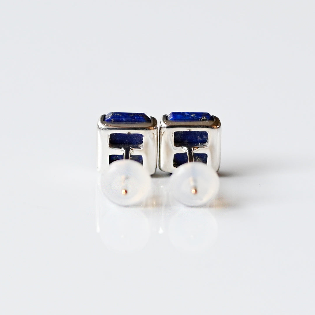 Talat  Than-sa-mǎi  ラピスラズリ シグネットピアス【SV925】25ss