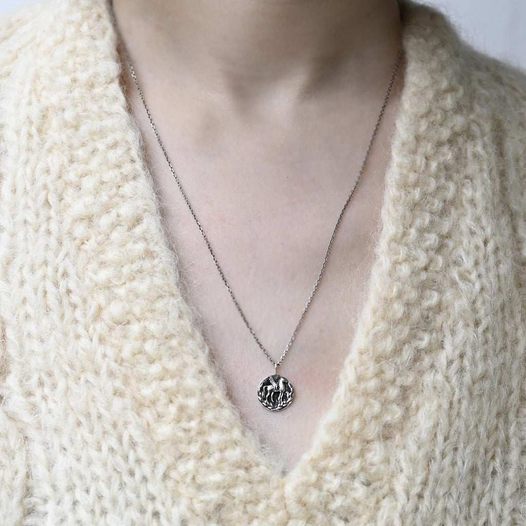 Silver925(燻) 50cmチェーン 24aw