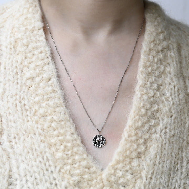 Silver925(燻) 50cmチェーン 24aw