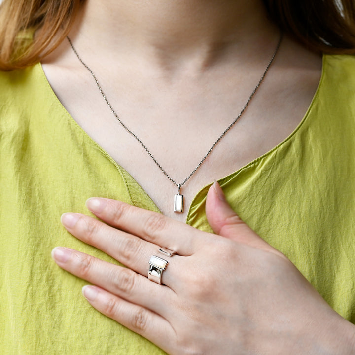 Talat  Than-sa-mǎi  マザーオブパール ペンダントトップ【SV925】25ss