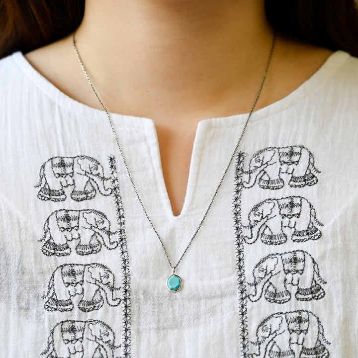 【数量限定】Talat Sabaai ターコイズペンダントトップ【SV925】25ss