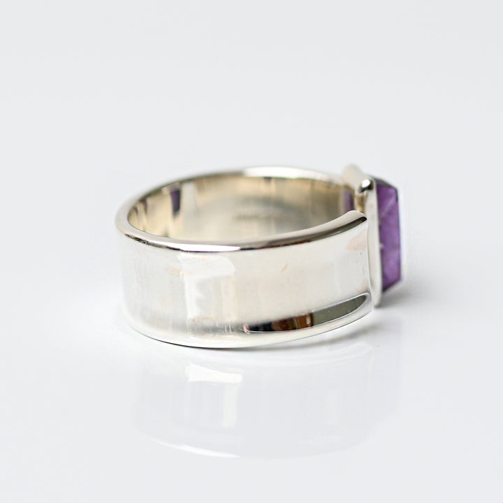 Talat  Than-sa-mǎi  アメジスト カフリング【SV925】25ss