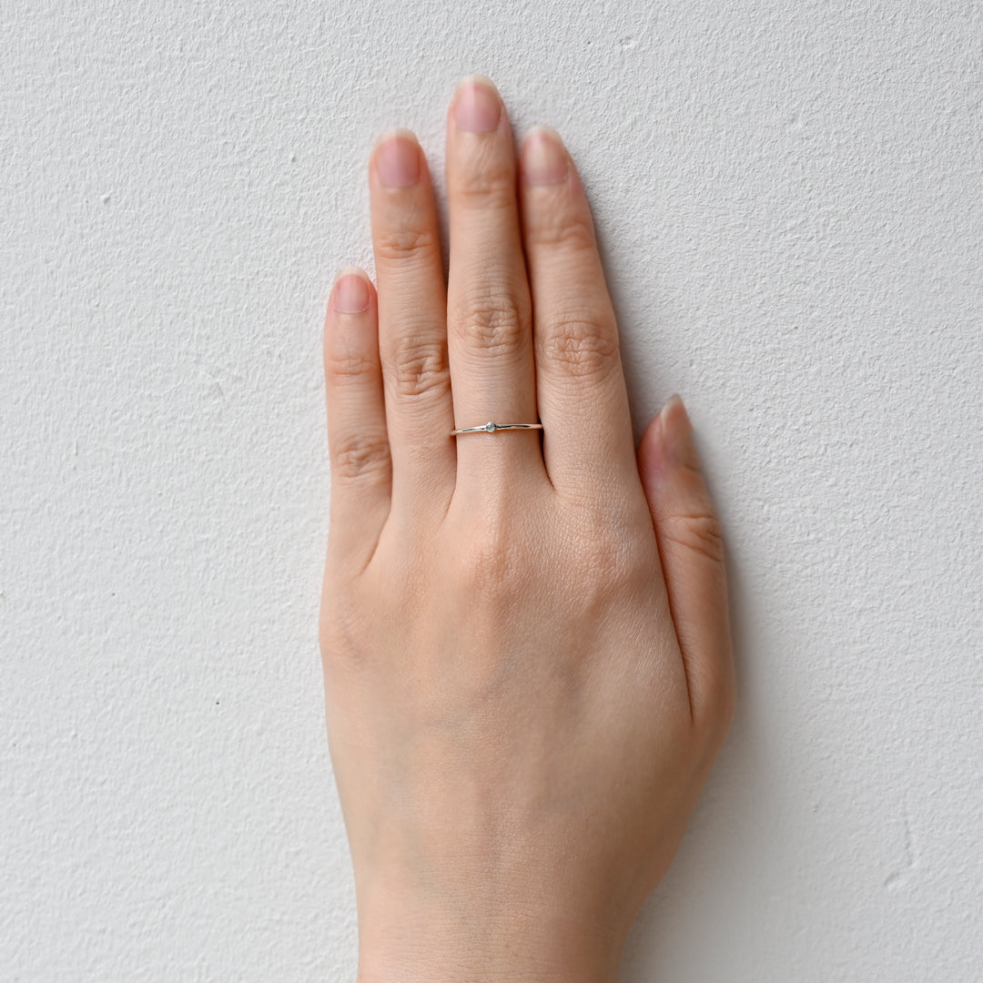 Talat 3月誕生石リング アクアマリン【 SV925 】