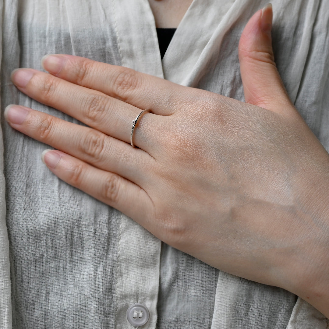 Talat 1月誕生石リング ガーネット 【 SV925 】