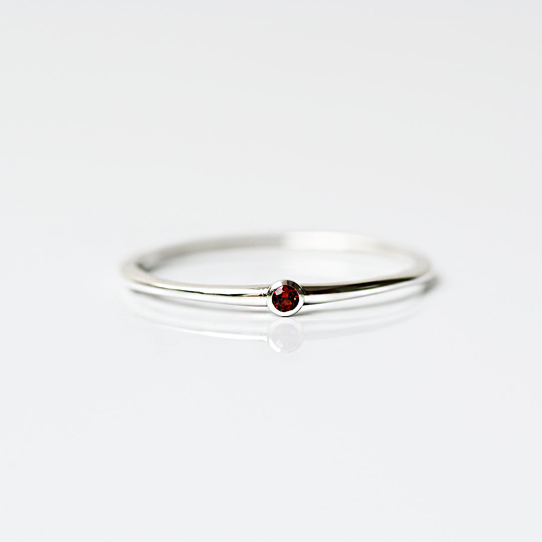 Talat 1月誕生石リング ガーネット 【 SV925 】