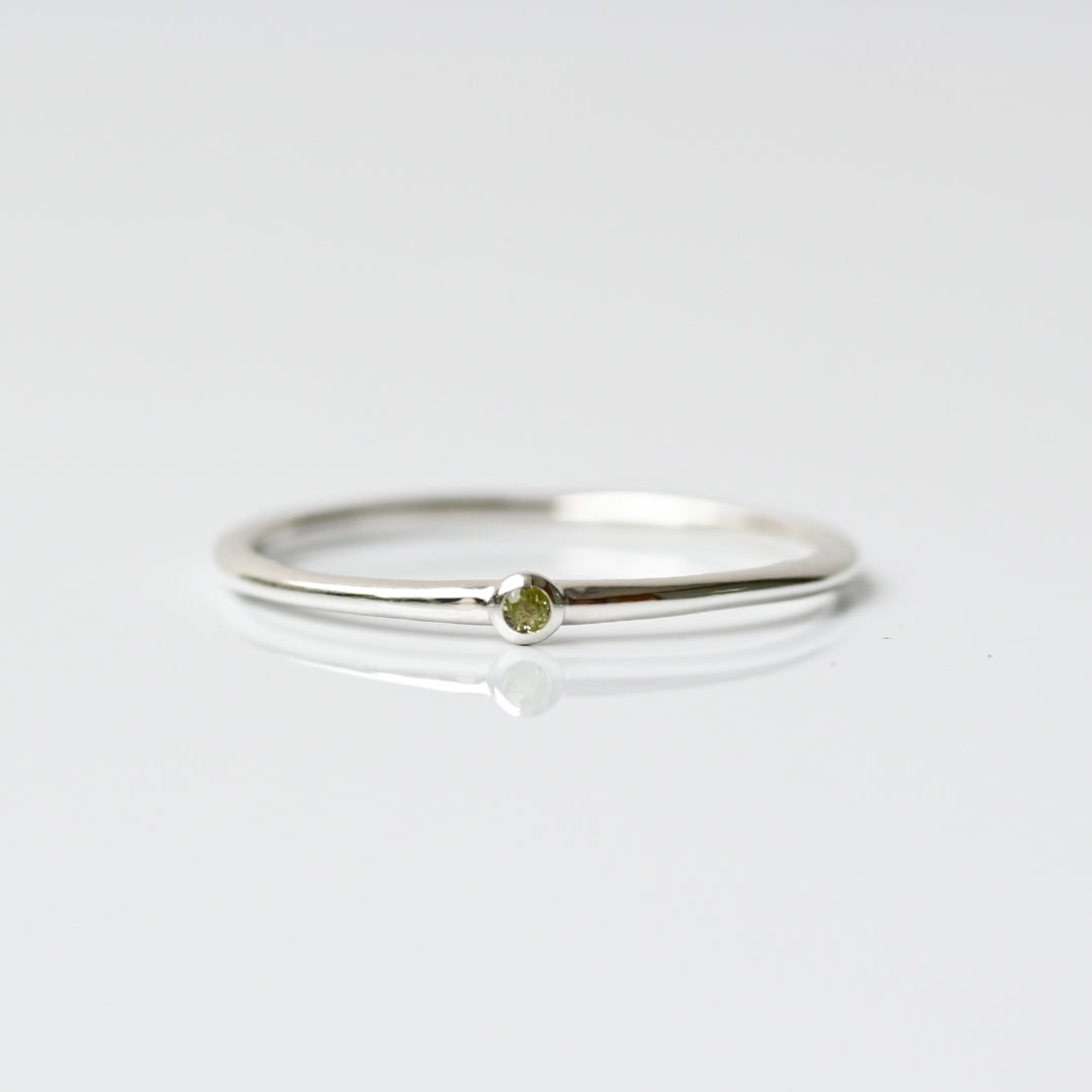 Talat 8月誕生石リング ペリドット【 SV925 】