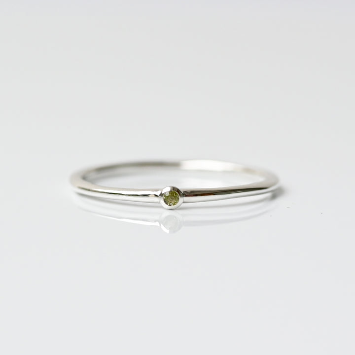 Talat 8月誕生石リング ペリドット【 SV925 】