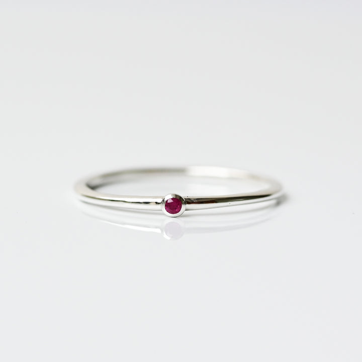 Talat 7月誕生石リング ルビー【 SV925 】