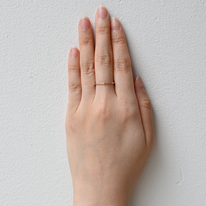 Talat 4月誕生石リング ダイヤモンド【 SV925 】