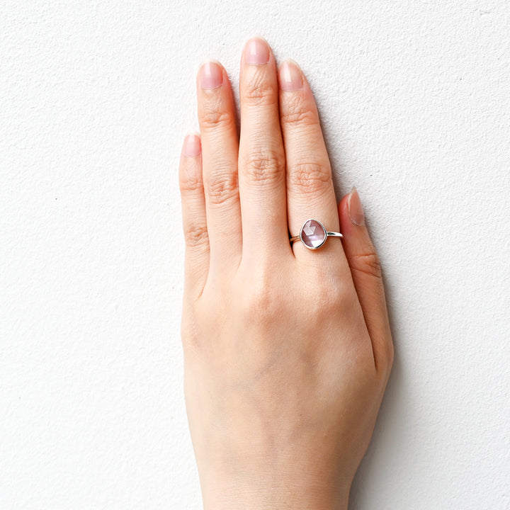 【数量限定】Talat Rʉaŋ アメジストトリプレットストーン リング【SV925】25ss