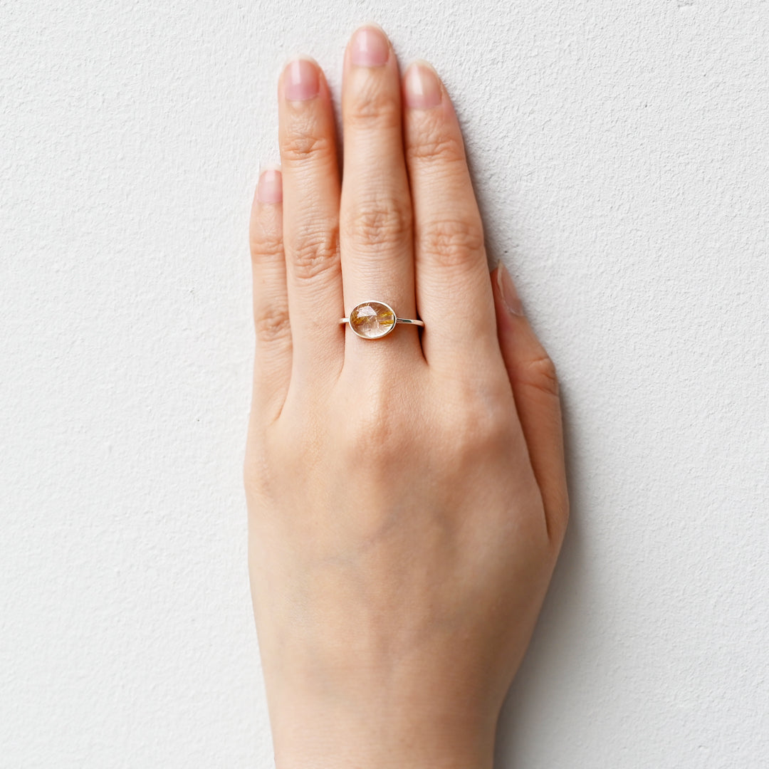 【数量限定】Talat Sabaai ルチルクォーツリング 【SV925】25ss