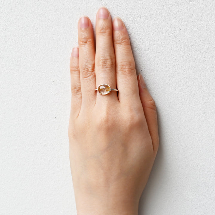 【数量限定】Talat Sabaai ルチルクォーツリング 【SV925】25ss