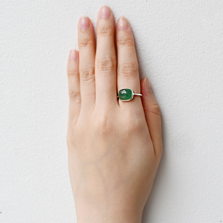 【数量限定】Talat Sabaai グリーンクォーツリング 【SV925】25ss