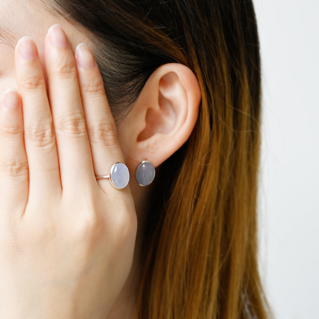 【数量限定】Talat Sabaai ブルーカルセドニーリング 【SV925】25ss