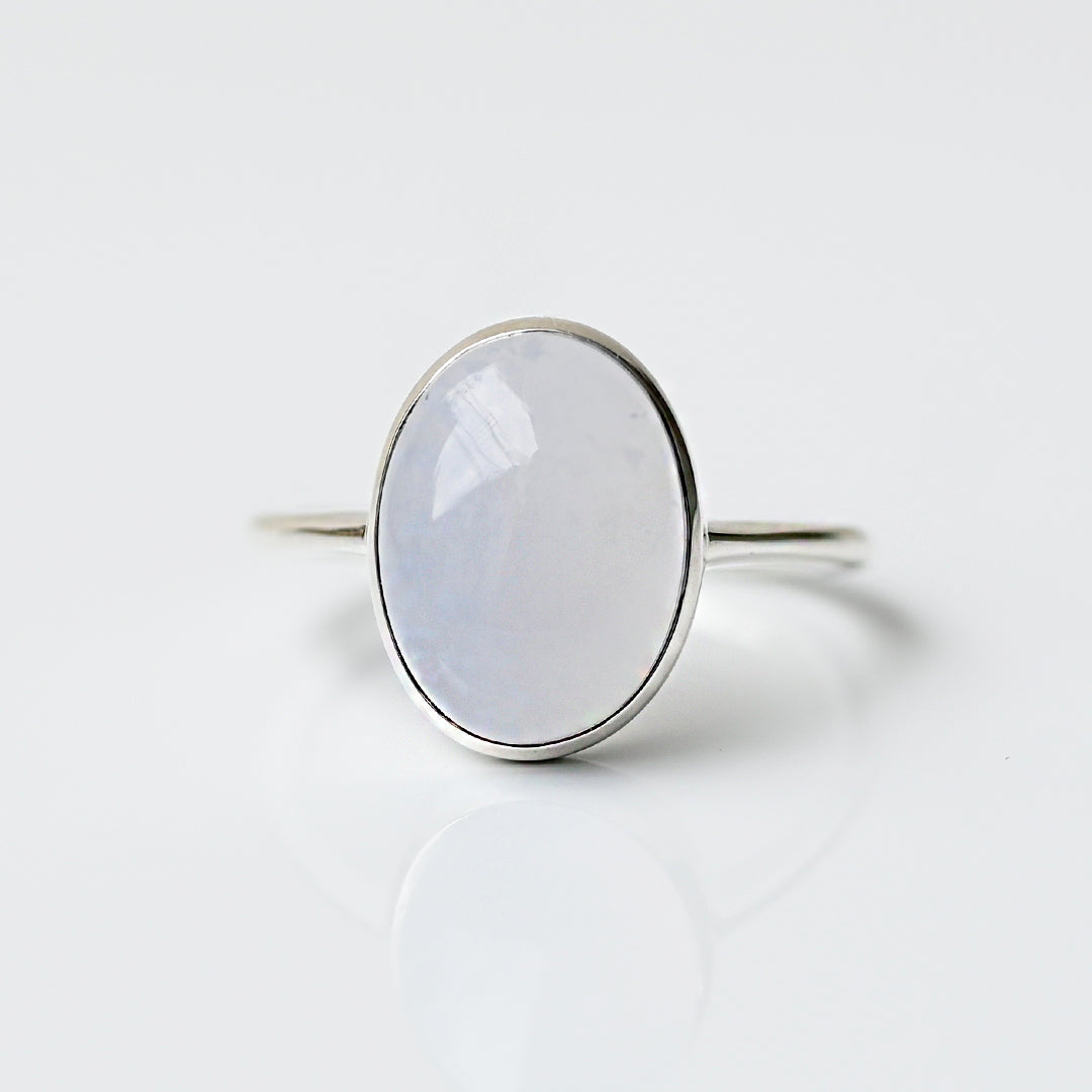 【数量限定】Talat Sabaai ブルーカルセドニーリング 【SV925】25ss