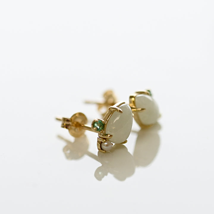 Greenery  ピアス【K10YG】25ss