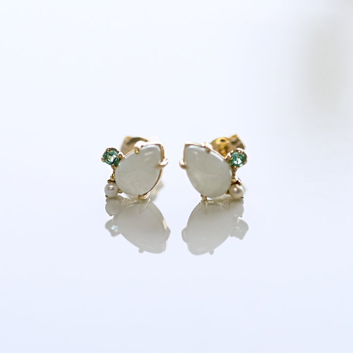 Greenery  ピアス【K10YG】25ss