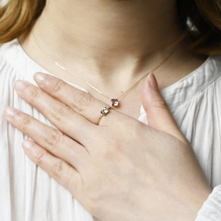 1点物 ズルタナイトリング 11号【K10YG】25ss