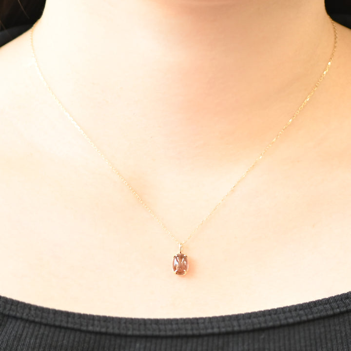 バイカラーオレゴンサンストーン ペンダントトップ①25ss