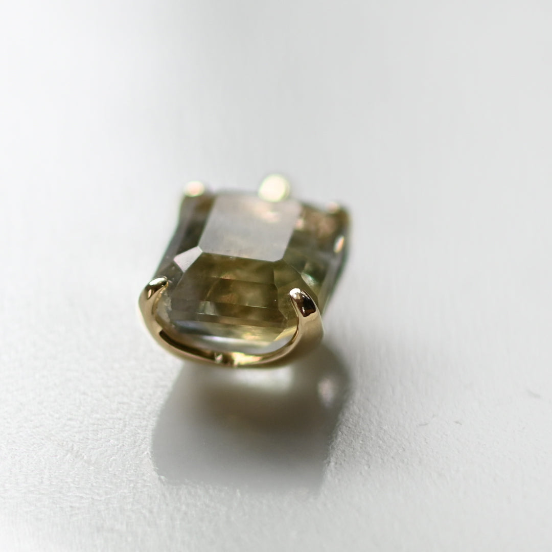 バイカラークォーツ ペンダントトップ①25ss