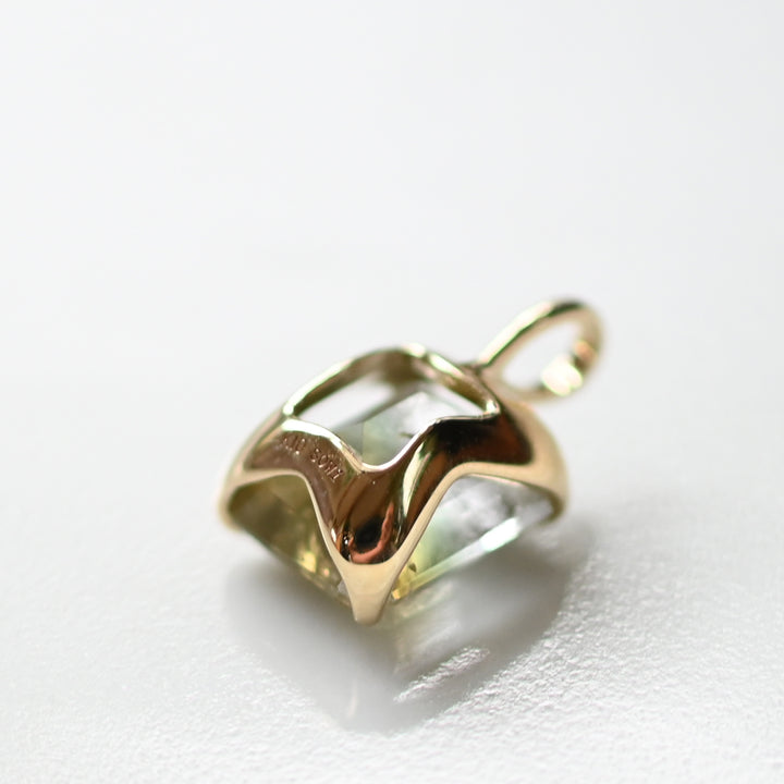 バイカラークォーツ ペンダントトップ①25ss