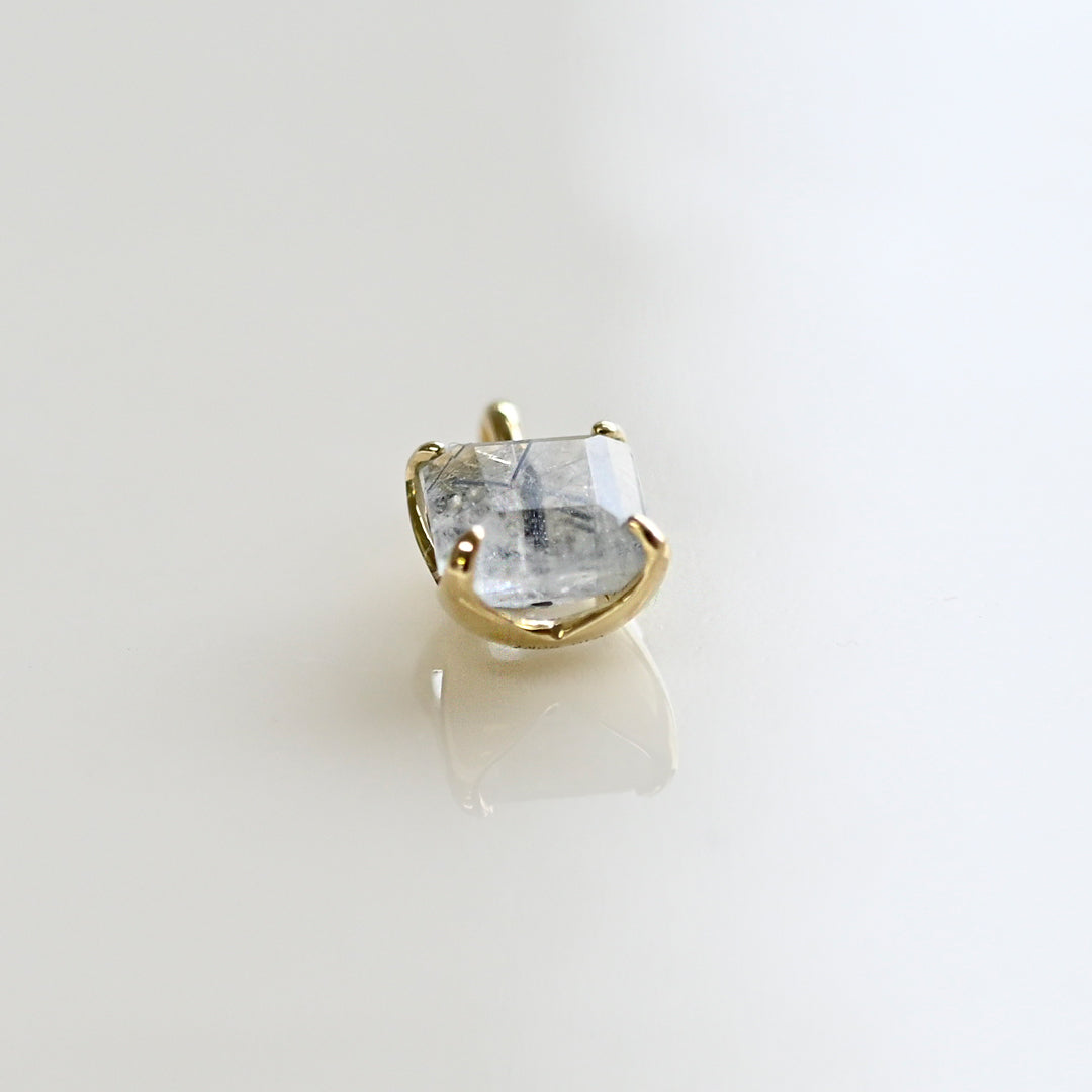 数量限定ブルートルマリンインクォーツペンダントトップ①【K10YG】25ss