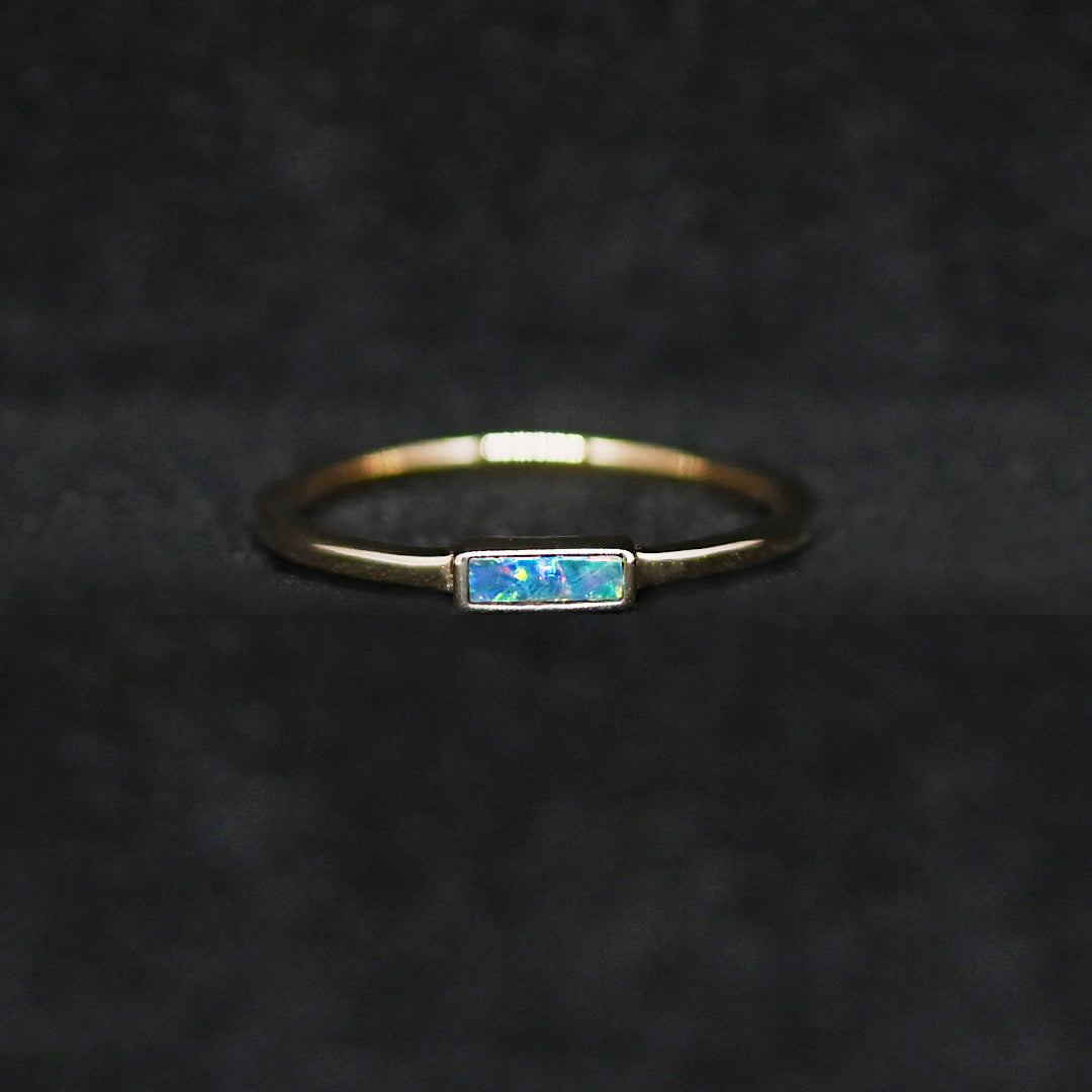 オーロラ・シナジーコレクション・リング(S)【K10YG】25AW