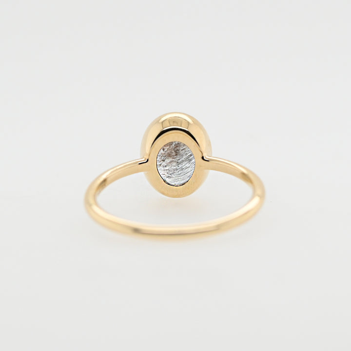 【数量限定】モスアクアマリンリング覆輪【K10YG】24ss