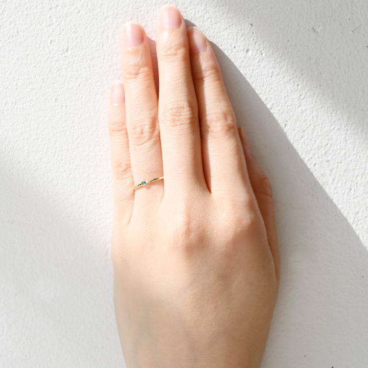 5月誕生石リング エメラルド