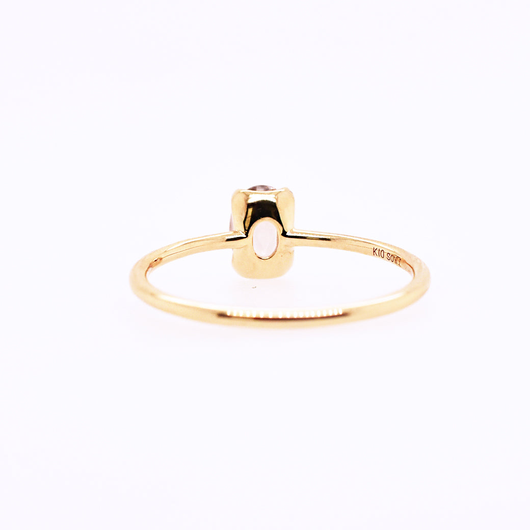 1点物 ズルタナイトリング 9号【K10YG】25ss