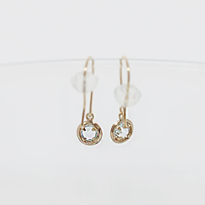 天然石スイングピアス【K10YG】25ss