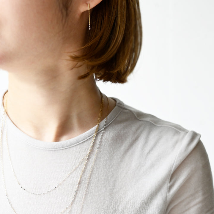 ⅼigne 45㎝ ネックレス【K10YG・K10WG】24S/S