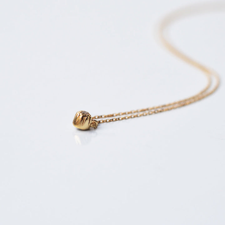 バースデーネックレス カヌレ 8月 ペリドット【K10YG】