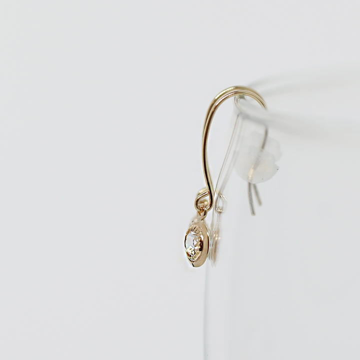 天然石スイングピアス【K10YG】25ss