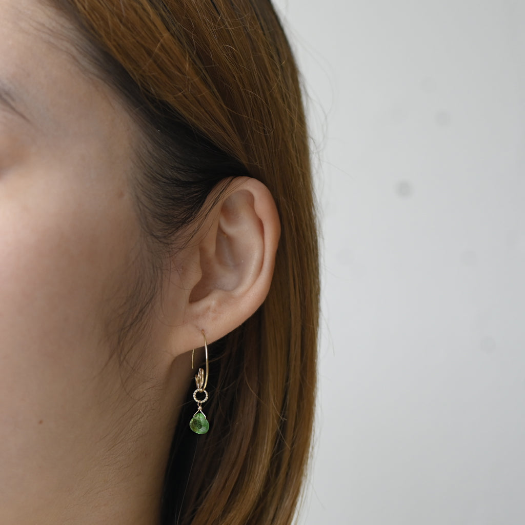 【数量限定】ツァボライトチャーム【K10YG】24AW