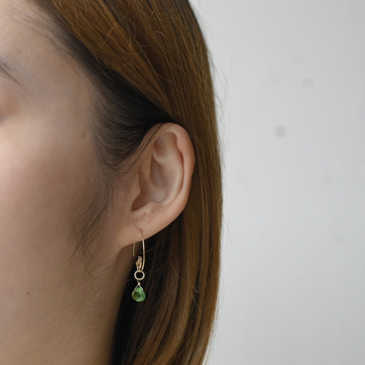 【数量限定】ツァボライトチャーム【K10YG】24AW